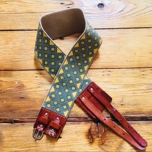 Anthropologie Wide Pattern Belt